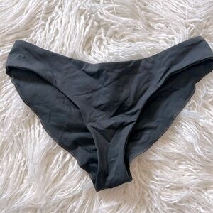 Grey floral Boys + Arrows bikini bottom, XS